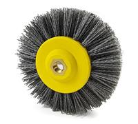 Écrou M14 Durablebrosse Perceuse, Outil de Meulage et de Polissage Efficace, Adapté au Nettoyage des Surfaces Métalliques, foret brosse metallique pour perceuse adapté à disqueuse (jaune, Code moyen)