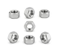 Ecrou M3 INOX A2 Hexagonal HU Nut Ø 3mm, LOT DE 100 Pcs | Ecrou M3 Pour Vis, Tiges Filetées, Boulons Ø 3 mm, DIN 934 / ISO 4032, Acier Inoxydable A2-70 (V2A/304), Filetage Pas de 0,5