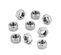 Ecrou M3 INOX A2 Hexagonal HU Nut Ø 3mm, LOT DE 50 Pcs | Ecrou M3 Pour Vis, Tiges Filetées, Boulons Ø 3 mm, DIN 934 / ISO 4032, Acier Inoxydable A2-70 (V2A/304), Filetage Pas de 0,5