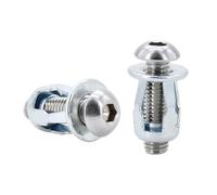 Écrou M4 M5 M6 M8 en forme de pétale, Rivet métallique, plaque d'immatriculation, panneau fixation, pince verrouillage, écrou à douille hexagonale(LSTH01000,M6x20 (60Pcs))