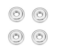 Écrou mince roulé Acier inoxydable 304/acier au carbone Galvanisé Nickelé Grande tête Tête plate Bouchon à vis manuel M3-M10 Bouton de réglage d'installation rapide sans outil(304SS,M5(20PC))