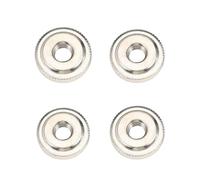 Écrou mince roulé Acier inoxydable 304/acier au carbone Galvanisé Nickelé Grande tête Tête plate Bouchon à vis manuel M3-M10 Bouton de réglage d'installation rapide sans outil(Npcs,M5(20PC))