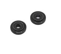 Écrou moleté à serrage manuel, 2/5 pièces, M3 M4 M5 M6 M8 M10, en acier au carbone noir, GB807(M10 2pcs)