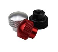 Écrou moleté en alliage d'aluminium, filetage M3-M6, trou borgne, tête ronde, poignée, bouton étagé, diamètre 16 x 15 mm(Aluminum Color,M5)