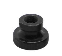 Écrou moleté plaqué noir, 1 à 5 pièces, M3, M4, M5, M6, M8, M10, à serrage manuel, for imprimantes 3D, murs-rideaux, DIN466, GB806(M10 1pc)