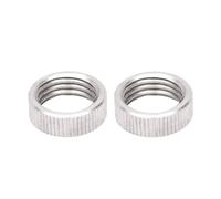 Écrou moleté rond à serrage manuel, filetage fin, en acier inoxydable 304 GB812, M6, M8, M10, M12, M14, M16, M18, M20, 10 pièces(M14x1)