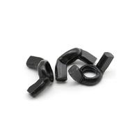 Ecrou Papillon 2 à 20 écrous oreilles M3 M4 M5 M6 M8 M10 M12 en acier noir/zingué, serrer la main, ajuster les(Black Steel,M3-20pcs)