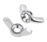 Ecrou Papillon 20 pièces M6, Leryati vis Papillon DIN315 Écrous à Ailettes en Acier Inoxydable A2 V2A, Écrous à Oreilles Metal Ecrous à Ailette Filetage Métrique