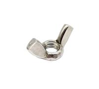 Écrou papillon à oreilles en acier inoxydable 304, 2/5/10 pièces, M3/M4/M5/M6/M8/M10/M12, à serrage manuel(10pcs M5)
