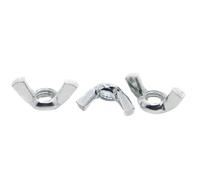 Ecrou Papillon Écrous à oreilles en acier au carbone, 5/10 pièces, M3, M4, M5, M6, M8, M10, M12, serrage manuel(M5 10pcs)