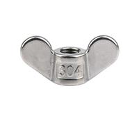 Ecrou Papillon Écrous à oreilles en acier inoxydable M4 M5 M6 M8 M10 M12, fixation serrage manuel(3pcs,M10)