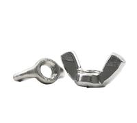 Ecrou Papillon Écrous à oreilles en acier inoxydable/zingué, lot de 2 20 pièces, M3, M4, M5, M6, M8, M10, M12(M12 3pcs)