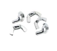 Ecrou Papillon Écrous à oreilles serrage manuel en acier au carbone zingué, 5/10 pièces, M3 M4 M5 M6 M8 M10 M12(M10 5pcs)