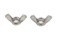 Ecrou Papillon Écrous à oreilles serrage manuel en acier inoxydable 304 M3 M4 M5 M6 M8 M10 M12(M10 2pcs)