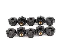 Écrou Poignée Serrage Bouton 7 Étoiles 8mm Ensemble 10 Pièces pour Équipements CM8*32 Accessoire Machine Industrielle Haute Qualité Robuste Durable