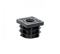 Écrou polyamide pour tube carré - 35 x 35 mm - Filetage M12 PERGA