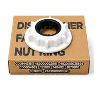 Écrou pour tuyau de pulvérisation dans lave-vaisselle avec code original C00144315 482000022981 482000038898 C00054862 pour Whirlpool pour Bauknecht pour Indesit pour Ariston 152919 148402 pour