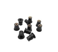 Écrou Puits En Caoutchouc M5 5mm Écrou Puits Pare-brise Moto Écrous Puits Pour Pare-brise Carénages Capots Boulon(10pcs)