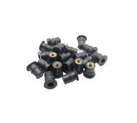 Écrou Puits En Caoutchouc M5 5mm Écrou Puits Pare-brise Moto Écrous Puits Pour Pare-brise Carénages Capots Boulon(20pcs)