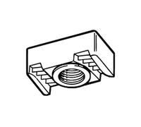 Ecrou rail NT rainuré HZ41-M8 Sikla