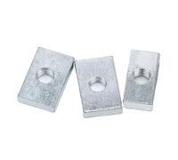 Ecrou Rectangulaire 10/50 écrous carrés M3 M4 M5 M6 M8, rectangulaires, à glissière fins, accessoires for profilés en aluminium(50pcs,M4x14x11x3)