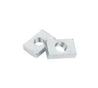 éCrou Rectangulaire 2 à 10 écrous carrés M6, rectangulaires fins, bloc coulissant galvanisé for accessoire de profilé en aluminium(M6x10x20x3.0mm-5pcs)