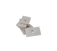 Écrou rectangulaire Écrou rectangulaire en acier inoxydable/carré Bouchon à vis irrégulier(5pcs M8(25x25x3))