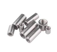 Écrou rond à filetage fin en acier inoxydable 304, écrous à vis de connexion cylindriques M8 M10 M12 M14 M16 M18 M20(M12x1.0x35(S18)1pcs)