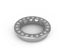 Écrou serrage de cassette avec 20 aimants pour capteur pédalage système X35 Mahle HG Argenté