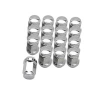 écrou voiture Compatible avec Jeep pour CJ3 1963 1964 1965 1966 pour CJ5 1964-1983 voiture écrous de roue en acier chromé 1/2"-20 60 degrés conique 32 mm