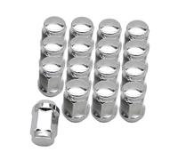 écrou voiture Compatible avec Volvo pour 140 1966-1975 pour 164 1968-1974 voiture écrous de roue en acier chromé 1/2"-20 60 degrés conique 32 mm