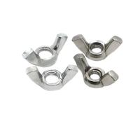 Écrous À Ailes Papillon M3 M4 M5 M6 M8 M10 M12 5/10 Pièces, En Acier Inoxydable 304, Au Carbone Zingué, Serrer La Main(Zinc Plated Steel,M3 10pcs)
