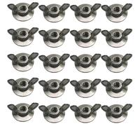 Écrous à Ailettes et Boulons,Boulons De 6 Mm Avec Tournevis Ergonomique Matériel - Écrou,Pour La Réparation De La Maison De L Automobile Des Meubles Pour Les Hommes Les Pères