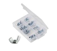 ECROUS A AILETTES, PAPILLON (OREILLES) - ASSORTIMENT 40 PIECES