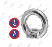 Ecrous à Anneau Inox A2 M 6 - TYPE DIN 582 -ACTON - Bte 25 - 626316