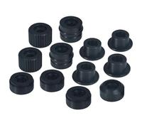 Écrous à bride pour machine à cintrer 12 pcs Acier Noir