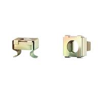 Écrous à cage, Écrou à cage flottant M4-M12 acier inoxydable multicolore au carbone(Color Zinc,M6-5pcs)