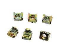 Écrous à cage, Écrous de Cage à cartes, boîtier élastique flottant Cassette encliquetable M4-M12 5/10 pièces(M6 10pcs)