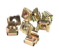 Écrous à cage encliquetables, Écrous à cage flottants en acier au carbone zinc M4-M12, support de cassette for quatuor, 10 pièces(1pcs,M4)