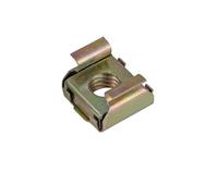 Écrous à cage Kit flottant d'écrou à cage carré en acier inoxydable et plaqué M4-M12, 42 pièces for support de serveur(Color zincplated,M10(2Pcs))