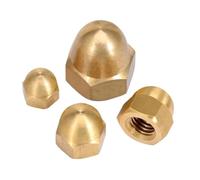 Écrous À Capuchon Hexagonaux En Laiton, 2 30 Pièces, Couvercle De Tête Dôme Décoratif, Écrou Gland Demi-cercle M3 M4 M5 M6 M8 M10 M12 M14 M16 M18 M20(M4(20pcs))