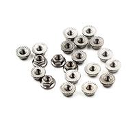 Écrous à collerette M12 Écrou à collerette hexagonale en acier inoxydable 304 en acier inoxydable (20 pièces)