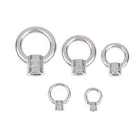 Écrous à œil de levage en acier inoxydable 304, écrous à anneau de levage de qualité marine M6-M16 for matériel de levage industriel(M10)