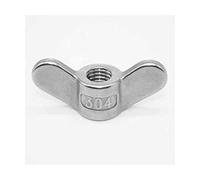 Écrous à oreilles, boulons, fixations, M10m12 M14m16 M18m20m24 304 en acier inoxydable de forme spéciale, écrous main grande oreille, papillon(M8 (2pcs))