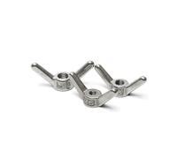 écrous à oreilles, écrou à oreilles Écrou à griffes en acier inoxydable 304, écrou à vis à main de forme spéciale, grande oreille(Small Ear-m8 5pcs)