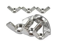 Écrous à Oreilles Écrous Papillon, Écrou Papillon en Acier Inoxydable 304, Tailles Multiples M3 M4 M5 M6 M8 M10 M12 for Applications électriques(M3 (5pcs))