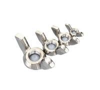 Écrous à oreilles en acier inoxydable 304 | M3 M4 M5 M6 M8 M10 M12 5/10/20 pièces for machines et équipements(M8(5PCS))