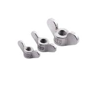 Écrous à oreilles en acier inoxydable SS 304, serrez à la main les écrous à vis à pouce | Lingot/Yuanbao, écrou à griffe à grande oreille(M18-1Pcs)