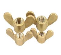 Écrous à oreilles métriques en laiton M3 M4 M5 M6 M8 M10 M12 M14, grande oreille papillon, vis à main de forme spéciale, griffe d'écrou(M12-1pcs)