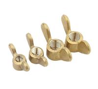 Écrous à oreilles métriques en laiton M3 M4 M5 M6 M8 M10 M12 M14(M10-1pcs)